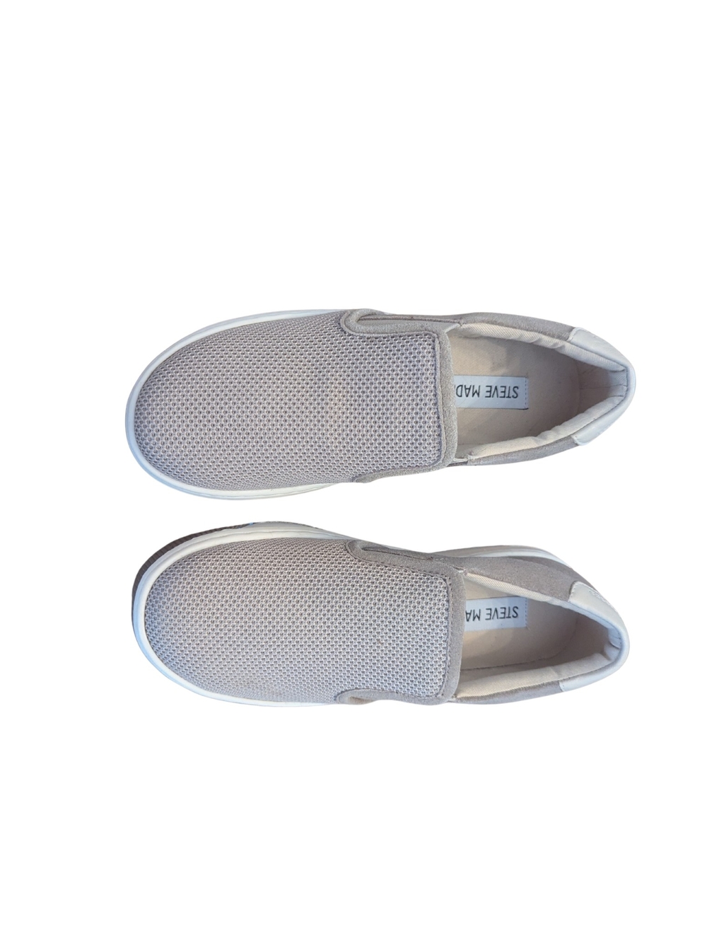 NWOT Steve Madden Big Boys 2Y Camdenn Slip On Sneaker Taupe Khaki